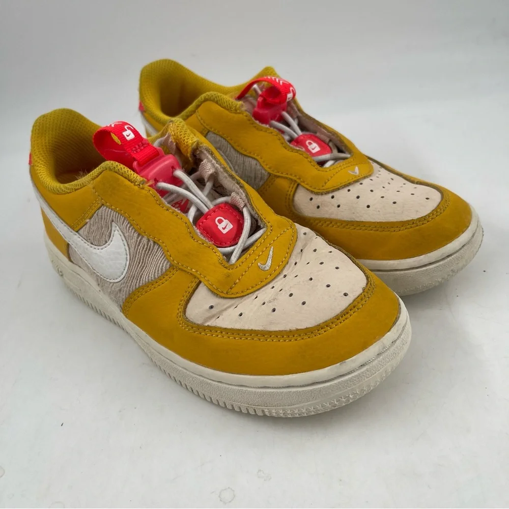 Nike Kids Air Force One Toggle SE Mushroom Sneakers DQ0365-700 - Size 1.5 Youth